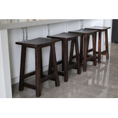 Home &amp; Lifestyle 66cm Madina Acacia Wood Outdoor Bar Stool