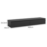 Home &amp; Lifestyle Tanner Wall Mount TV Unit