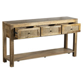 Home &amp; Lifestyle Lucida Mango Wood Console Table