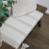 Home &amp; Lifestyle Reston Mango Wood Ottoman Bench