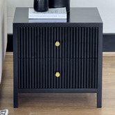 Home &amp; Lifestyle Belmont Mango Wood Bedside Table