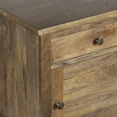 Home &amp; Lifestyle Powell Mango Wood Bedside Table