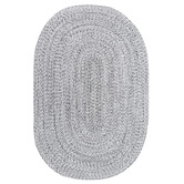 Home &amp; Lifestyle Grey Albany Hand-Woven Indoor/Outdoor Oval Rug