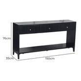 Home &amp; Lifestyle Belmont Mango Wood Console Table