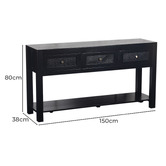 Home &amp; Lifestyle Lucida Mango Wood Console Table