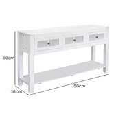 Home &amp; Lifestyle Lucida Mango Wood Console Table