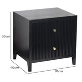 Home &amp; Lifestyle Belmont Mango Wood Bedside Table