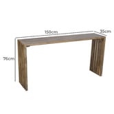 Home &amp; Lifestyle Vera Mango Wood Console Table