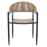 Home &amp; Lifestyle Lockport Rope Outdoor Dining Chairs