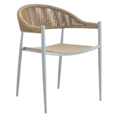 Home &amp; Lifestyle Lockport Rope Outdoor Dining Chairs