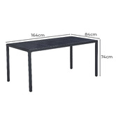 Home &amp; Lifestyle Ambridge Rectangular Outdoor Dining Table