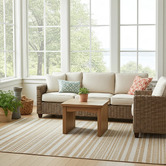 Home &amp; Lifestyle Portsea Flat Weave Indoor/Outdoor Rug