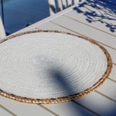Home &amp; Lifestyle Linnet Round Jute Placemats