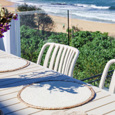 Home &amp; Lifestyle Linnet Round Jute Placemats