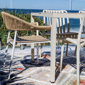 Home &amp; Lifestyle Lockport Rope Outdoor Dining Chair