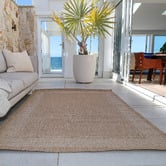 Home &amp; Lifestyle Natural Seymour Flat Weave Indoor/Outdoor Rug