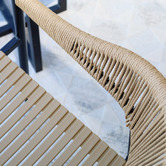 Home &amp; Lifestyle Lockport Rope Outdoor Dining Chair