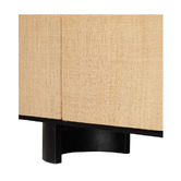 Home &amp; Lifestyle Liora Mango Wood 4 Door Sideboard Buffet