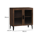 Home &amp; Lifestyle Elian Mango Wood 2 Door Sideboard Buffet