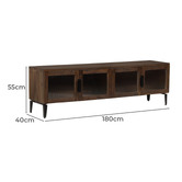 Home &amp; Lifestyle Elian Mango Wood TV Unit