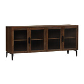 Home &amp; Lifestyle Elian Mango Wood 4 Door Sideboard Buffet