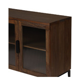 Home &amp; Lifestyle Elian Mango Wood 4 Door Sideboard Buffet