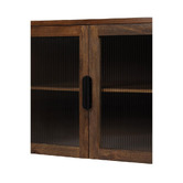 Home &amp; Lifestyle Elian Mango Wood 4 Door Sideboard Buffet