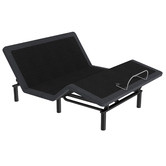 Bedford Home Premium Black Crawford Motion Long Single Bed