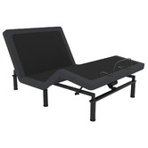 Bedford Home Premium Black Crawford Motion Long Single Bed