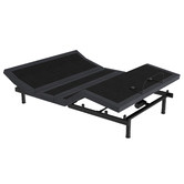 Bedford Home Black Nunez Steel Motion Long Single Bed