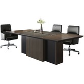 Innova Studio Coffee Oak Luna Boardroom Table