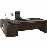 Innova Studio Coffee Oak Clive Executive Desk