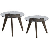 Innova Studio Lilo Glass-Top Coffee Table