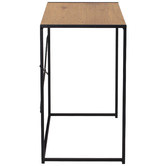 Innova Studio Natural &amp; Black Bradshaw Study Desk