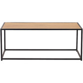 Innova Studio Natural &amp; Black Bradshaw Coffee Table