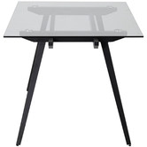Innova Studio Ariella Glass-Top Dining Table