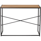 Innova Studio Natural &amp; Black Bradshaw Study Desk