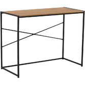 Innova Studio Natural &amp; Black Bradshaw Study Desk