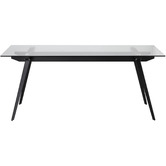 Innova Studio Ariella Glass-Top Dining Table