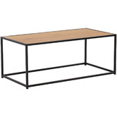Innova Studio Natural &amp; Black Bradshaw Coffee Table