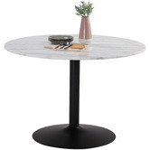 Innova Studio Margaux Round Marble Dining Table