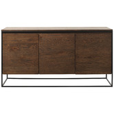 Innova Studio Medium Timber Rideon 3 Door Sideboard