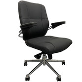Innova Studio Black Maximilien Faux Leather Executive Office Chair