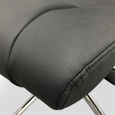 Innova Studio Black Maximilien Faux Leather Executive Office Chair