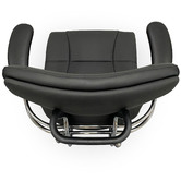 Innova Studio Black Maximilien Faux Leather Executive Office Chair