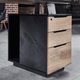 Innova Studio Natural &amp; Black Arto Desk