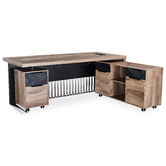 Innova Studio Aftan Wooden Executive Desk