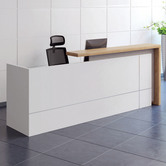 Innova Studio Ziva Reception Desk with Cabinet
