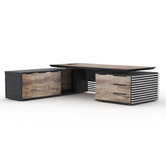 Innova Studio Natalia Executive Desk with Lift
