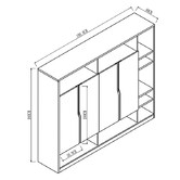 Innova Studio Tazmin Shelving Unit